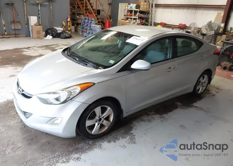 2013 Hyundai Elantra Gls from USA, damaged, VIN 5NPDH4AE2DH419665